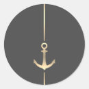 Search for gold anchor stickers Boat