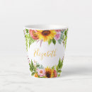 Search for yellow sunflower mugs Vintage