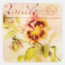 Search for pansy flower stickers Vintage