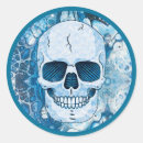 Search for blue skull stickers Skeleton