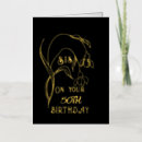 Search for gold 50th birthday cards Black