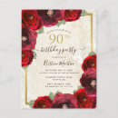 Search for nintieth invitations Floral