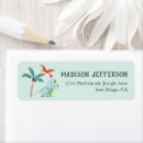 Search for dinosaur kids return address labels Roar