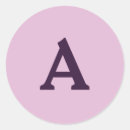 Search for initial wedding stickers Monograms