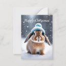 Search for bunny christmas cards Snow scene