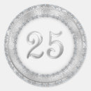 Search for silver anniversary stickers 25th