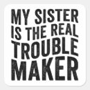 Search for trouble stickers Sarcastic