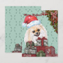 Search for pomeranian christmas cards Xmas