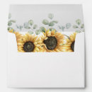 Search for sunflower envelopes Bridal shower