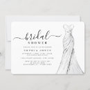Search for bridal gown invitations Modern