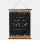 Search for 21st birthday black gold party decor Classy