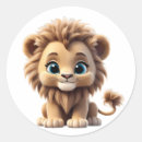 Search for young lion stickers Cute