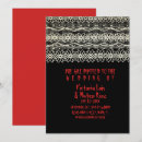 Search for gothic red and black wedding invitations Lace