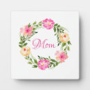 Search for floral plaques Watercolor