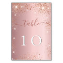 Search for pink metal table cards Elegant