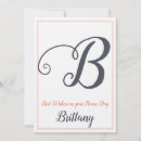 Search for monogram b cards Typography
