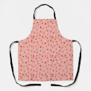 Search for strawberry pattern aprons Cute
