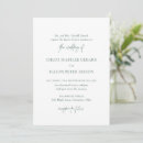 Search for evergreen wedding invitations Simple