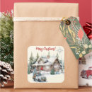 Search for winter cabin stickers Star