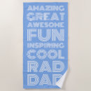 Search for funny beach towels Retro
