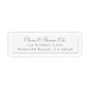 Search for wedding elegant return address labels Script calligraphy