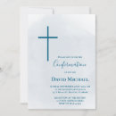 Search for boys confirmation invitations Blue