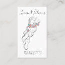 Search for wildflower business cards Hair stylist