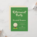 Search for golf retirement invitations Retiring