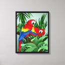 Search for bird scarlet macaw parrot art Macaws