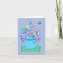 Search for flower background cards Blue