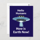 Search for cute alien postcards Science fiction
