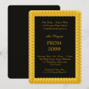 Search for black gold prom invitations Senior junior