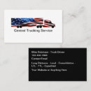 Search for trucking business cards Driver