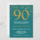 Search for elegant 90th birthday invitations Milestone