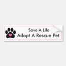 Search for animal rescue bumper stickers Cute