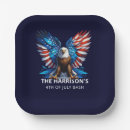 Search for 4th of july paper plates Red white blue