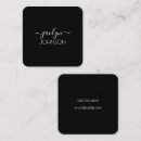 Search for chic business cards Minimalist