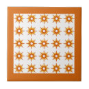 Search for orange retro tiles Atomic era