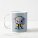 Search for elephant baby mugs Illustration