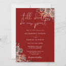 Search for blood red invitations Burgundy