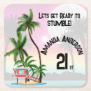Search for palm tree coasters Hawaiian