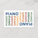 Search for piano player business cards Keyboardist