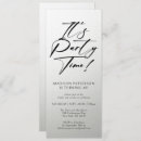 Search for party time invitations Modern