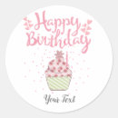 Search for pink cupcakes stickers Modern