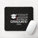 Search for black graduation mousepads High school