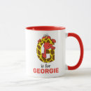 Search for alphabet letter g mugs Kids