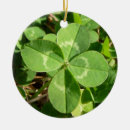 Search for luck christmas tree decorations Clover leaf
