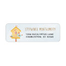 Search for bird house return address labels Cute