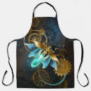 Search for steampunk aprons Blue