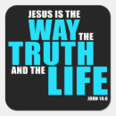 Search for way truth life stickers John 14 6